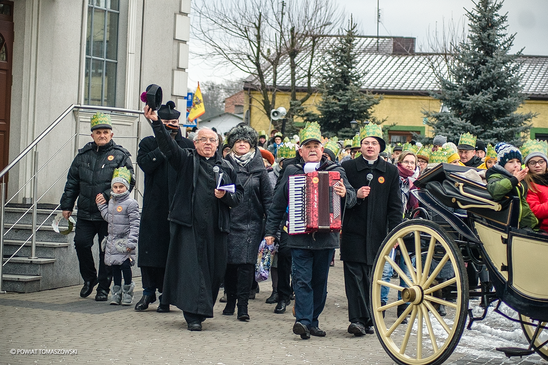 Orszak Trzech Króli 2019 w Tomaszowie Mazowieckim