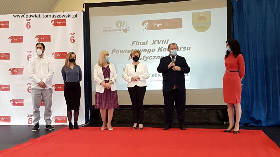 Na zdjęciu: Gala finałowa XVIII edycji Powiatowego Konkursu „Zaprojektuj swój świat” organizowanego co roku dla uczniów szkół podstawowych przez Zespół Szkół Ponadpodstawowych nr 6 im. Stanisława Wyspiańskiego w Tomaszowie Mazowieckim
