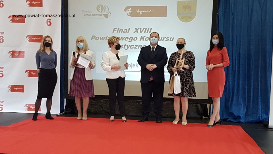 Na zdjęciu: Gala finałowa XVIII edycji Powiatowego Konkursu „Zaprojektuj swój świat” organizowanego co roku dla uczniów szkół podstawowych przez Zespół Szkół Ponadpodstawowych nr 6 im. Stanisława Wyspiańskiego w Tomaszowie Mazowieckim