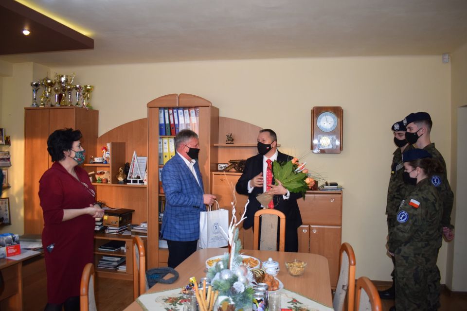 Łódzki Kurator Oświaty – Waldemar Flajszer z wizytą w ZSP nr 1