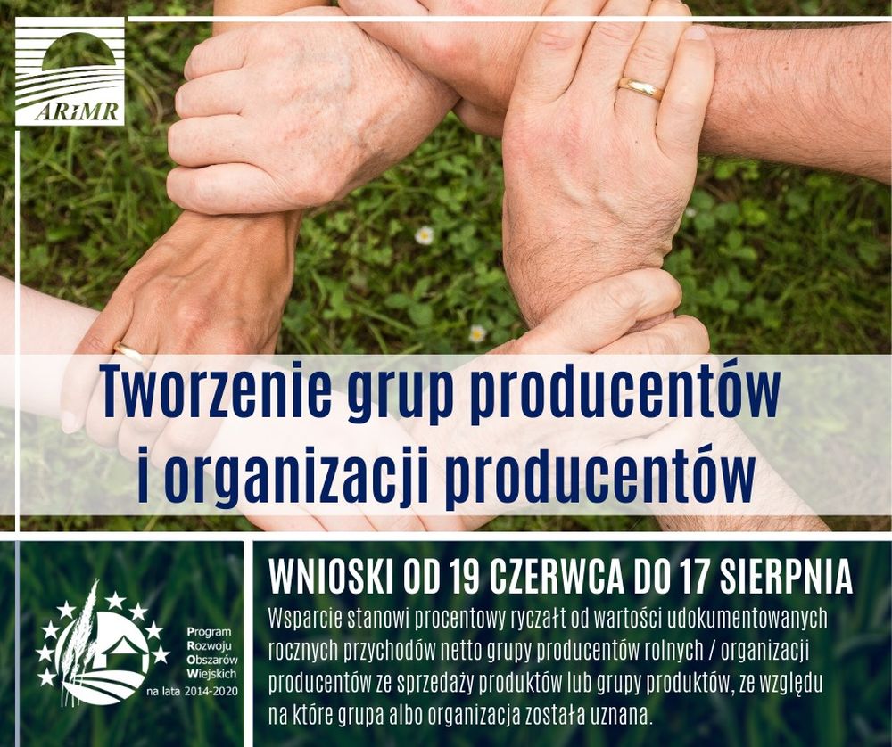 Nawet 100 tys. euro co roku dla nowych grup producentów