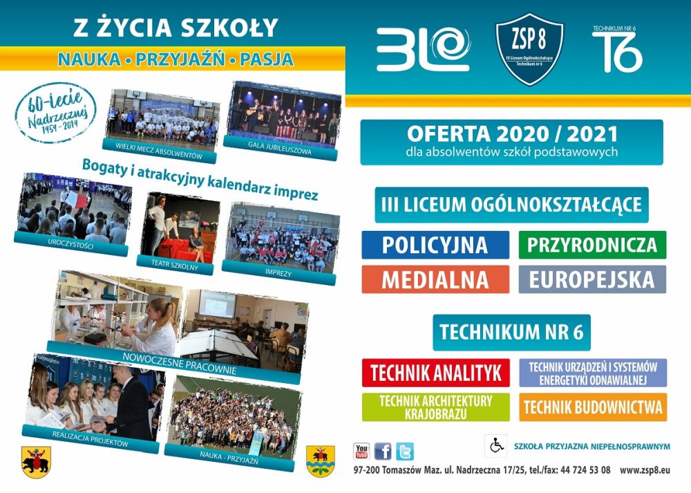 Zespół Szkół Ponadgimnazjalnych nr 8 w Tomaszowie Mazowieckim zaprasza nauczycieli oraz uczniów szkół podstawowych na VII Forum Ekologiczne w formie zdalnej Zespół Szkół Ponadgimnazjalnych nr 8 w Tomaszowie Mazowieckim zaprasza nauczycieli oraz uczniów szkół podstawowych na VII Forum Ekologiczne w formie zdalnej