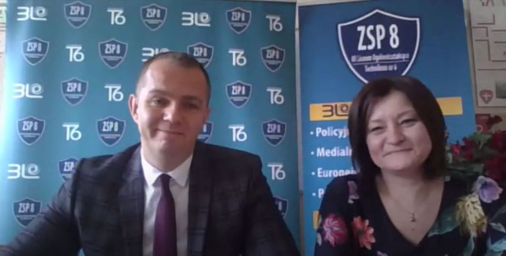 Zakończenie roku szkolnego w Zespole Szkół Ponadpodstawowych nr 8 (online)