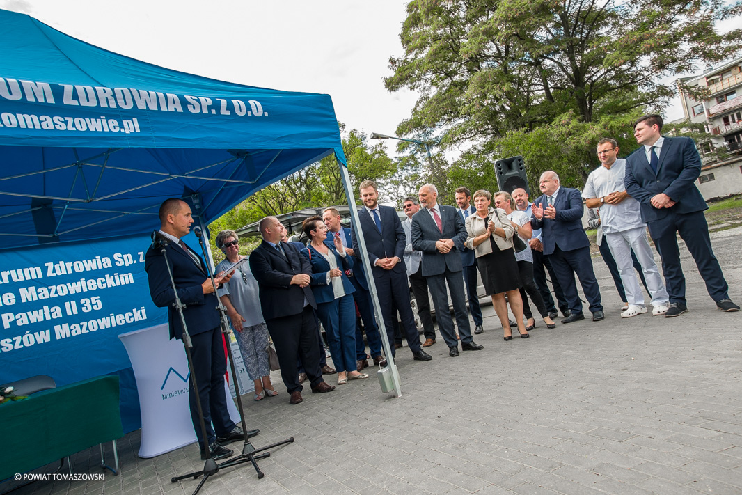 Uroczyste podpisanie umowy dot. dofinansowania TCZ - konferencja prasowa 