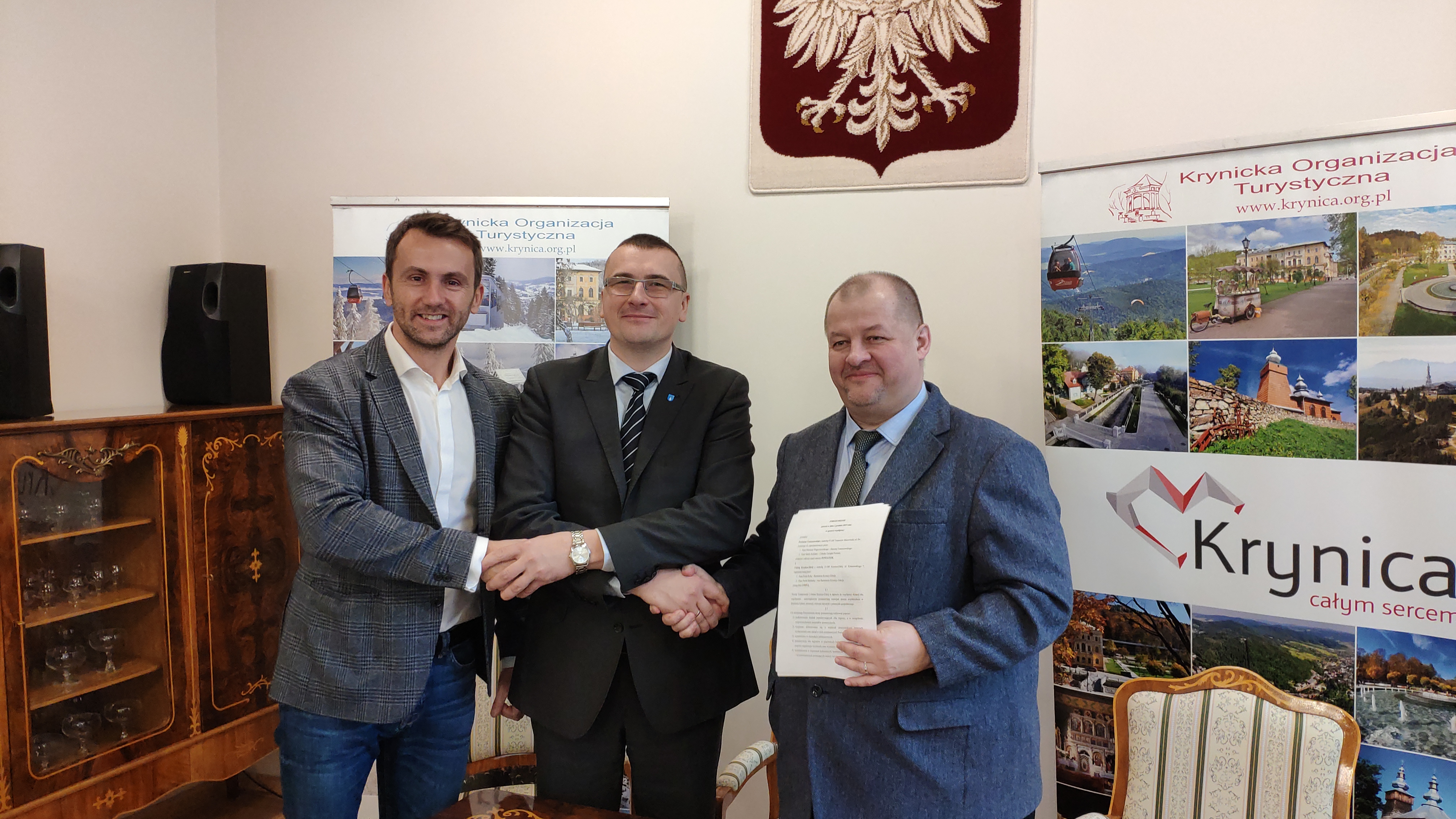 Krynica-Zdrój i Powiat Tomaszowski - porozumienie o współpracy 