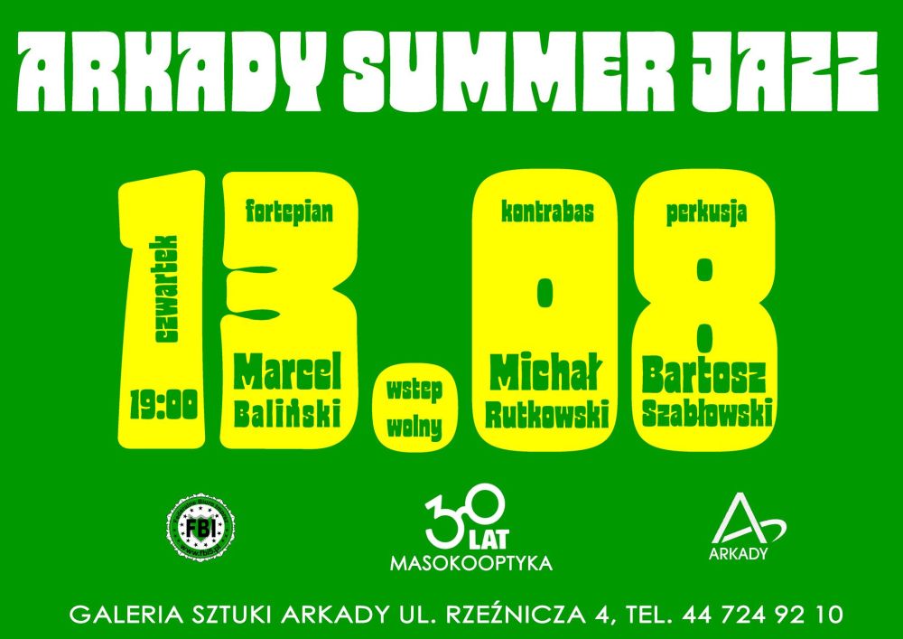 Galeria ARKADY zaprasza na koncert jazzowy