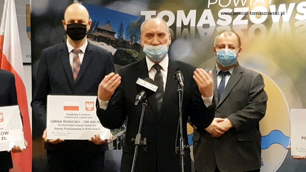 Ponad 13 milionów złotych dla powiatu tomaszowskiego z Rządowego Funduszu Inwestycji Lokalnych