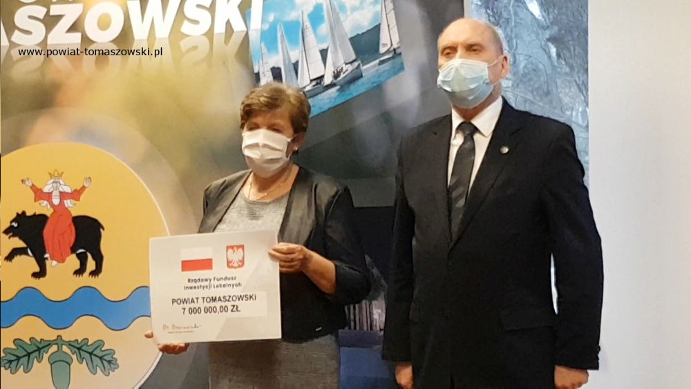 Ponad 13 milionów złotych dla powiatu tomaszowskiego z Rządowego Funduszu Inwestycji Lokalnych