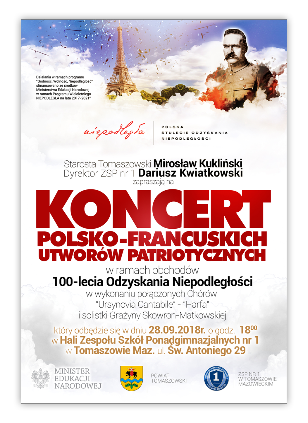 Koncert polsko-francuskich utworów patriotycznych