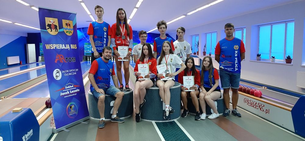 Mistrzostwa Polski Juniorów Młodszych w kręglarstwie klasycznym z medalami dla Pilicy