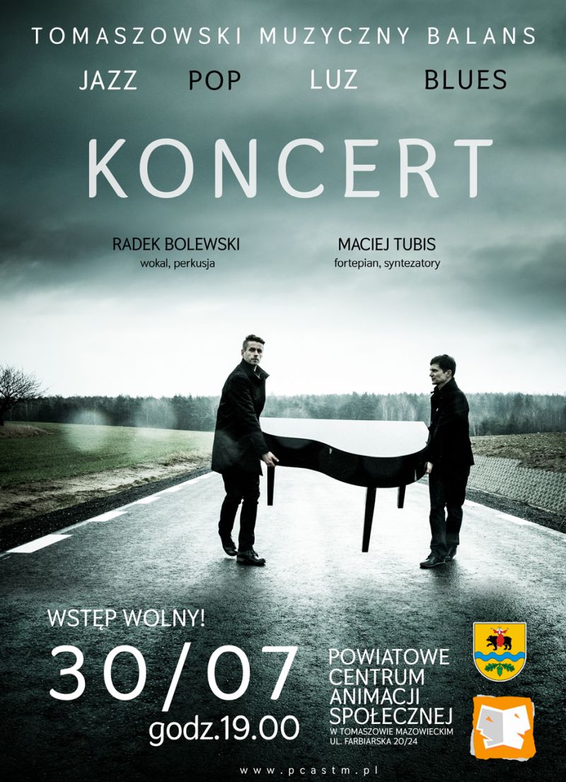 Powiatowe Centrum Animacji Społecznej zaprasza na koncert jazzowy