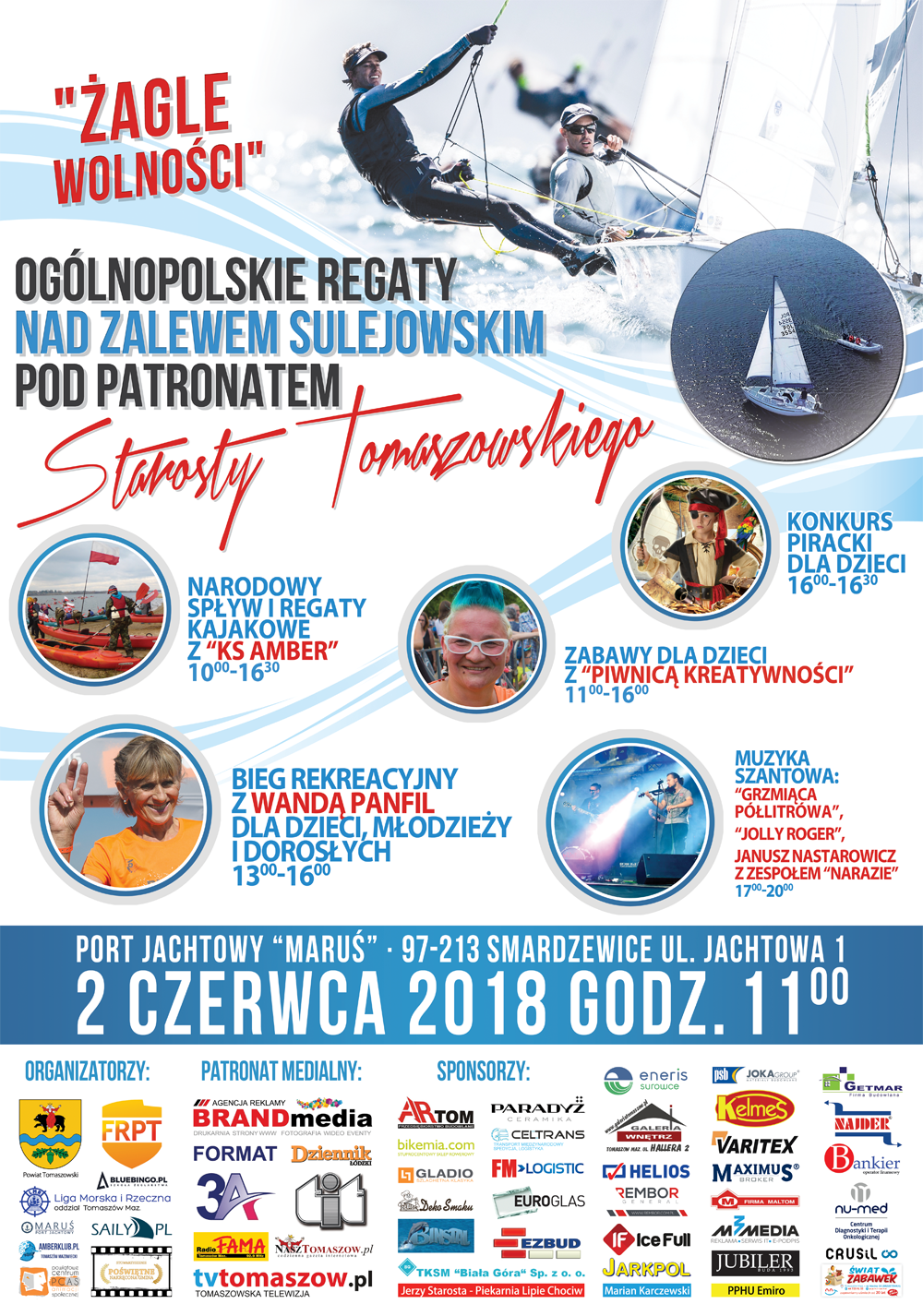 II Ogólnopolskie Regaty pod patronatem Starosty Tomaszowskiego