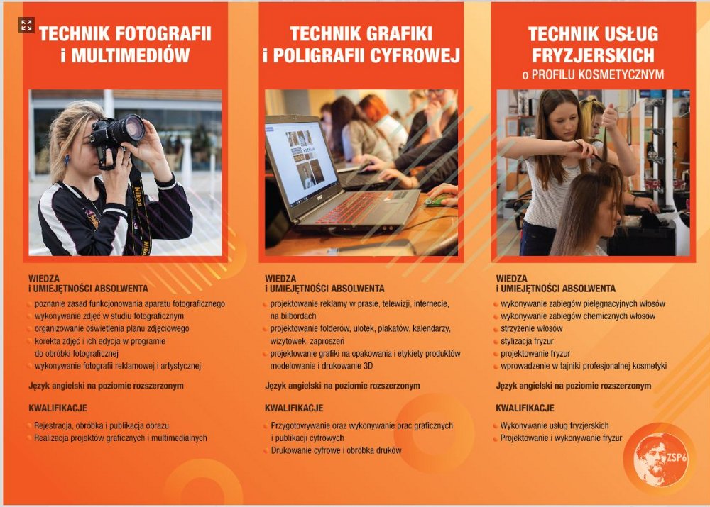 ZSP nr 6 zaprasza absolwentów szkół podstawowych do kontynuowania nauki w roku szkolnym 2020/2021 ZSP nr 6 zaprasza absolwentów szkół podstawowych do kontynuowania nauki w roku szkolnym 2020/2021