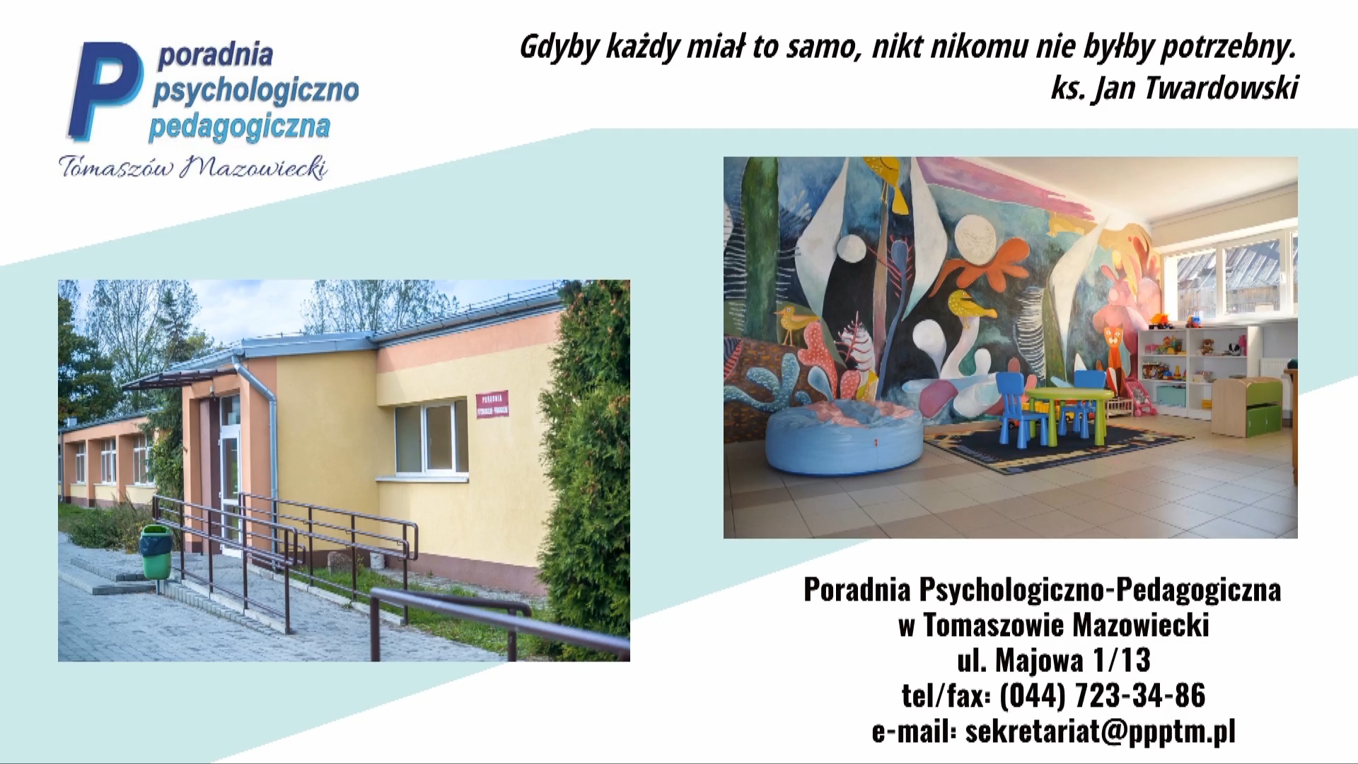 Poradnia Psychologiczno-Pedagogiczna zaprasza w roku szkolnym 2020/2021