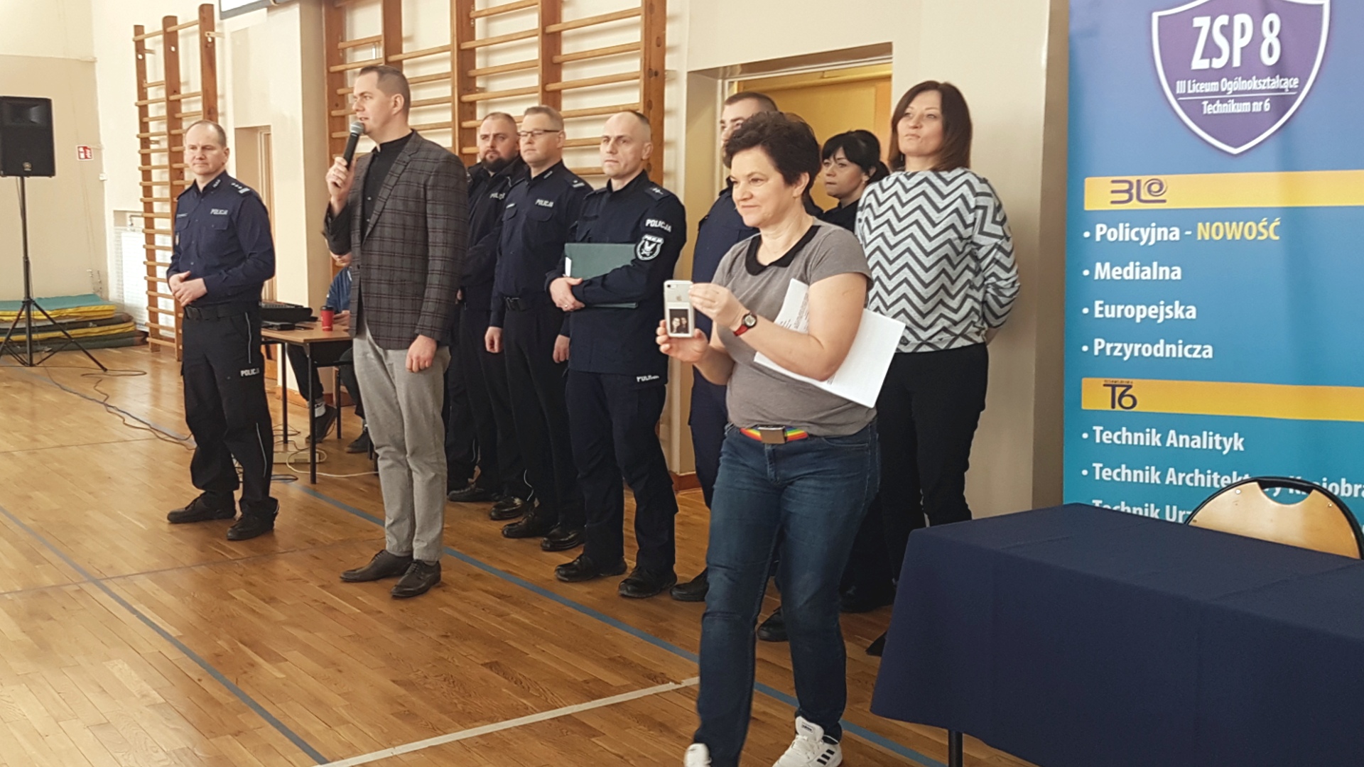 Eliminacje powiatowe „Turnieju dla szkół średnich o puchar Komendanta Wojewódzkiego Policji w Łodzi”