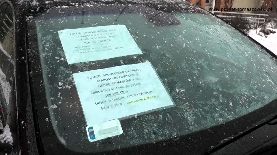 Nowy samochód dla Policji z dofinansowaniem Powiatu Tomaszowskiego i Gminy Tomaszów Mazowiecki
