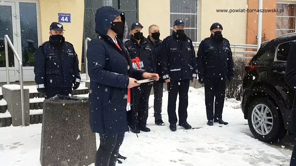 Nowy samochód dla Policji z dofinansowaniem Powiatu Tomaszowskiego i Gminy Tomaszów Mazowiecki