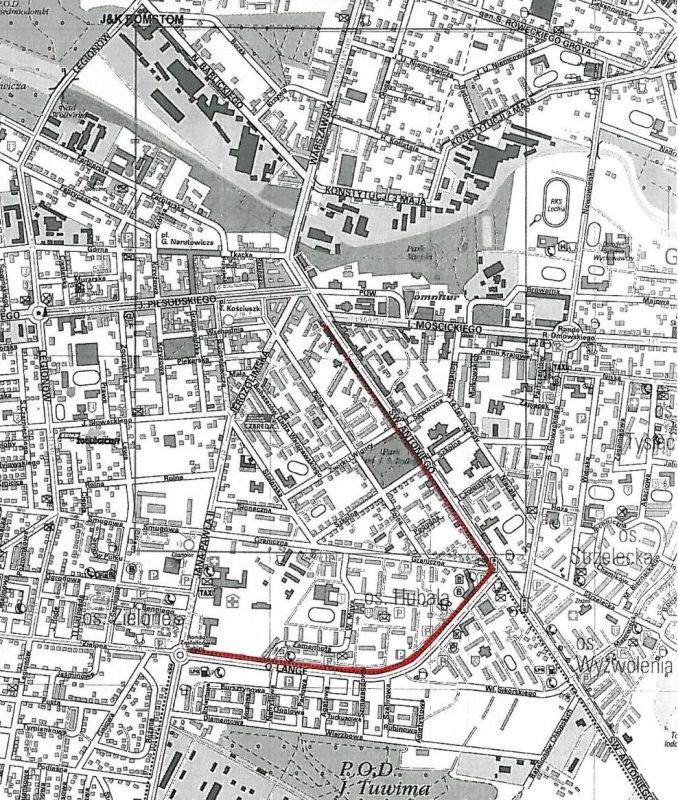 Ścieżka rowerowa na ul. św. Antoniego i ul. O. Lange - 2 km