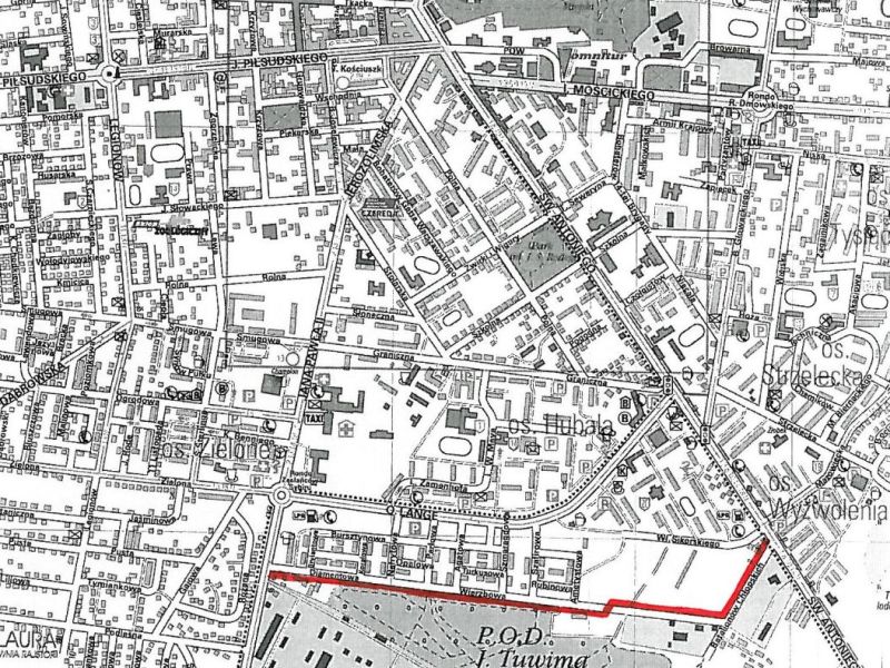 Ścieżka rowerowa na ul. Wierzbowej i Batalionów Chłopskich - 0,8 km