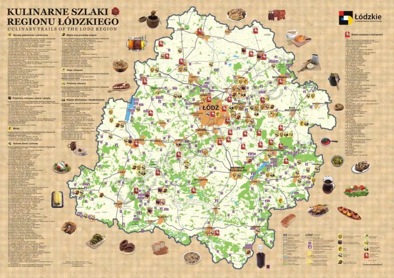 Kulinarne szlaki województwa łódzkiego