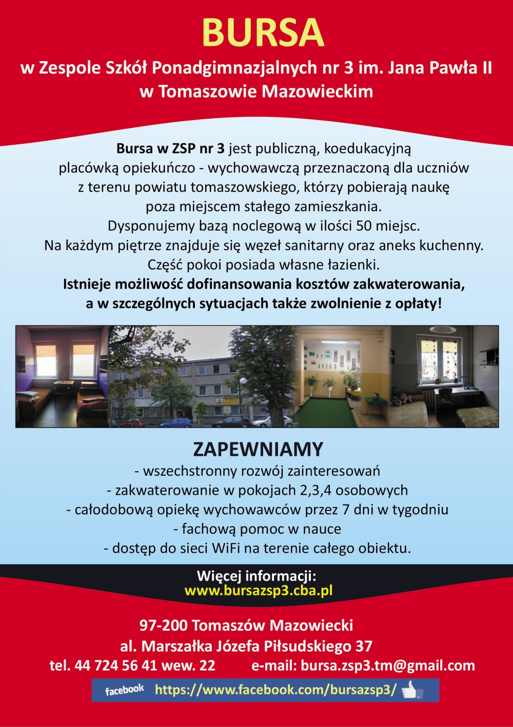 ZSP nr 3 zaprasza absolwentów szkół podstawowych do kontynuowania nauki w roku szkolnym 2020/2021