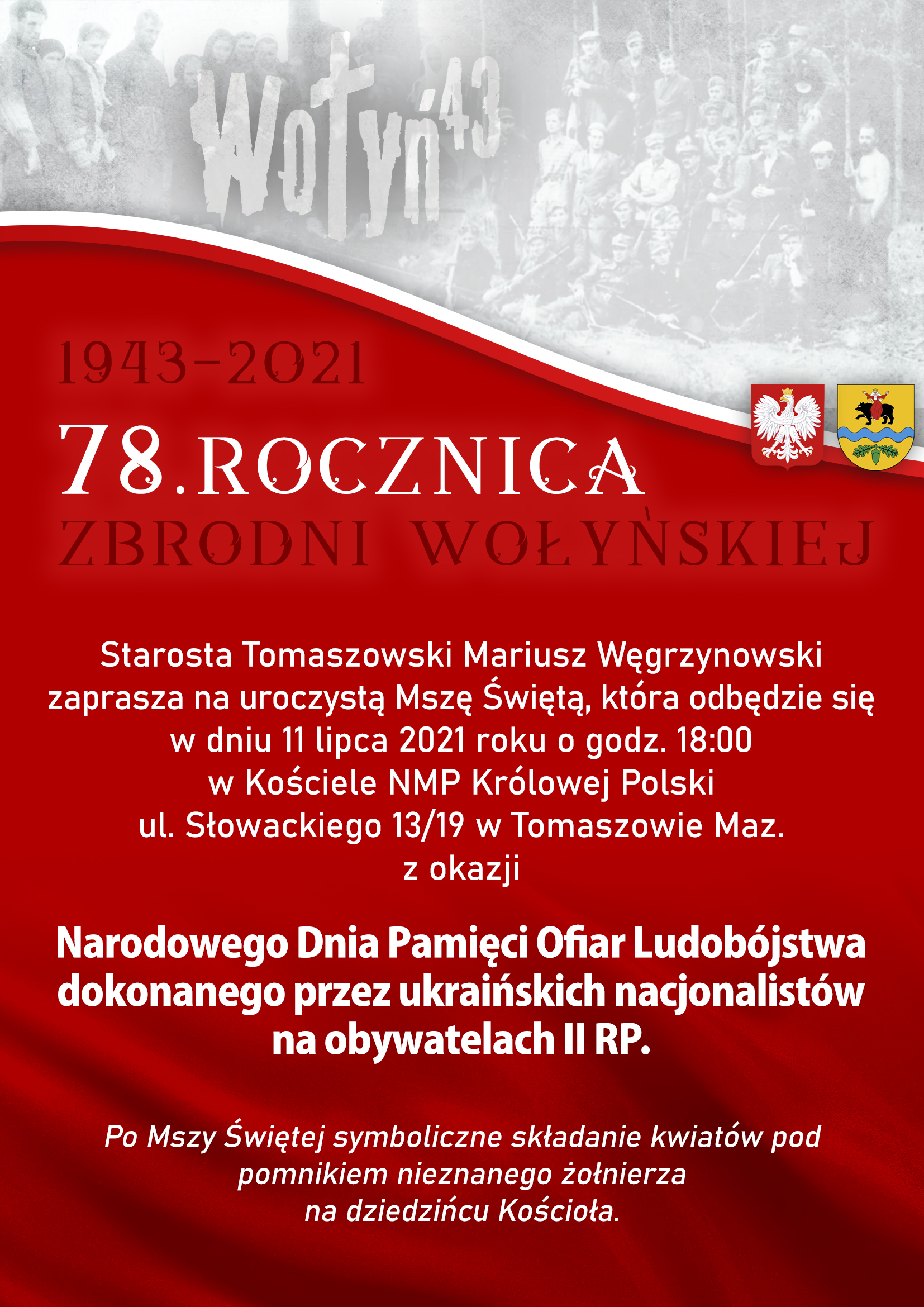 Narodowy Dzień Pamięci Ofiar Ludobójstwa dokonanego przez ukraińskich nacjonalistów na obywatelach II RP